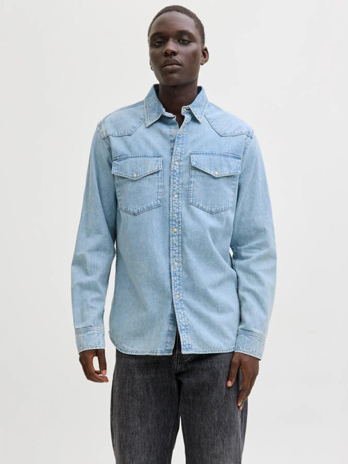Jack Jones Western Erkek Jean Gömlek 12289219