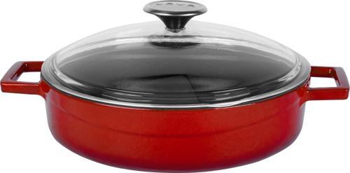 Döküm Çok Amaçlı Yayvan Tencere. Glaze Serisi Çap(Ø)28cm.