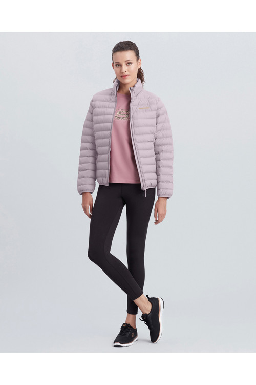 W Turtle Neck Essential Jacket Kadın Pembe Mont S212273-506