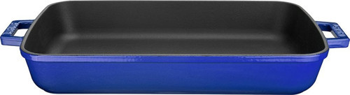 Döküm Dikdörtgen Rosto ve Fırın Tepsisi Döküm Demir Yekpare Çift Kulplu Ölçü 22x30cm.