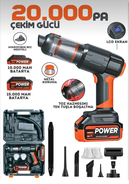 Ahv-21 Şarjlı Araç Süpürgesi