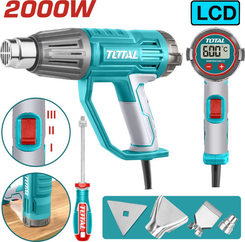 LED GÖSTERGELİ SICAK HAVA TABANCASI TB20056