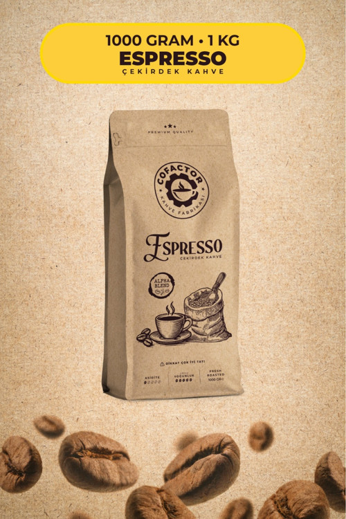 Espresso Çekirdek Kahve Alpha Blend 1000 Gr