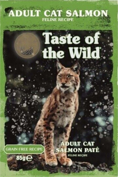 Adult Cat Salmon Pouch Somonlu Yaş Mama Pate 85 Gr