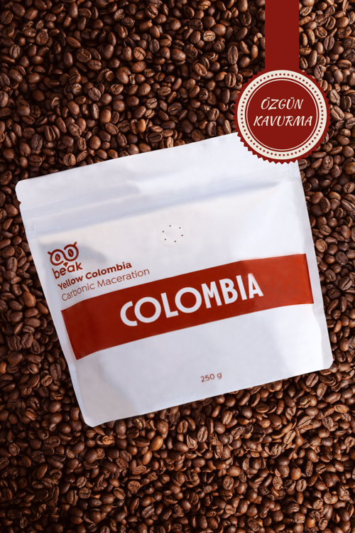 Colombia Carbonic Maceration Natural Çekirdek Kahve 250 GR , %100 Arabica