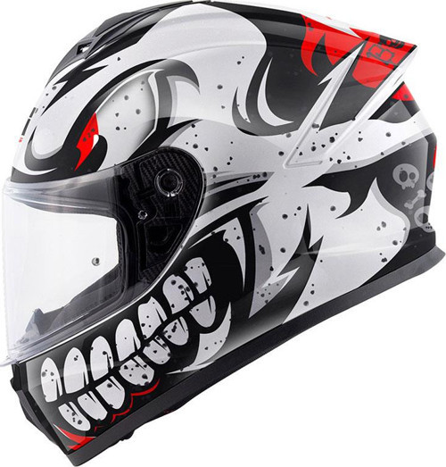 50.X Bones Full Face Motosiklet Kaskı ECE 22.06 sertifikalı