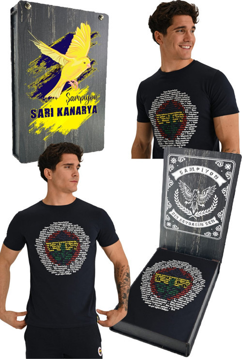 ERKEK TRIBUN MARŞ LOGO T-shirt UV Kutu Hediyeli
