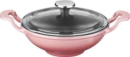 Döküm Mini Wok Yekpare Kulplu Cam Kapaklı Çap(Ø)16cm.