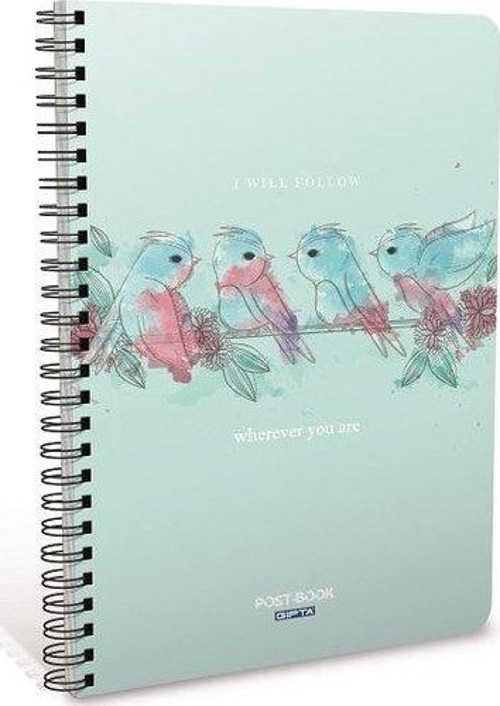 Post-Book Spiralli Karton Kapak Defter