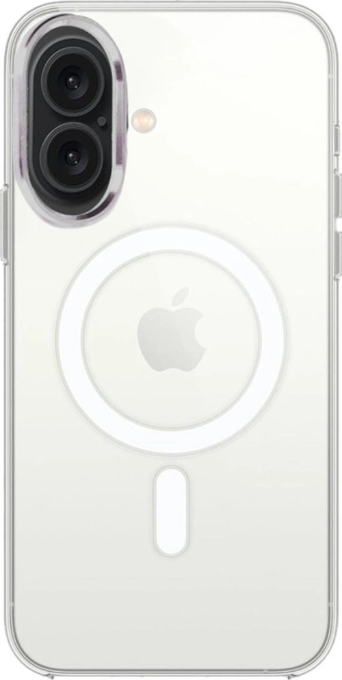 iPhone 16 Plus Kılıf Pc Real Magsafe Kapak - Şeffaf