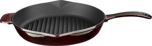 Döküm Yuvarlak Izgara Tavası Döküm Demir Yekpare Saplı Premium Serisi. Çap(Ø)28cm.