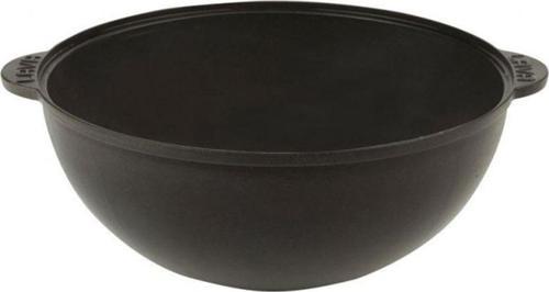 Döküm Yuvarlak Kazan / Tencere. Döküm Demir Yekpare Kulplu Çap(Ø)28cm.