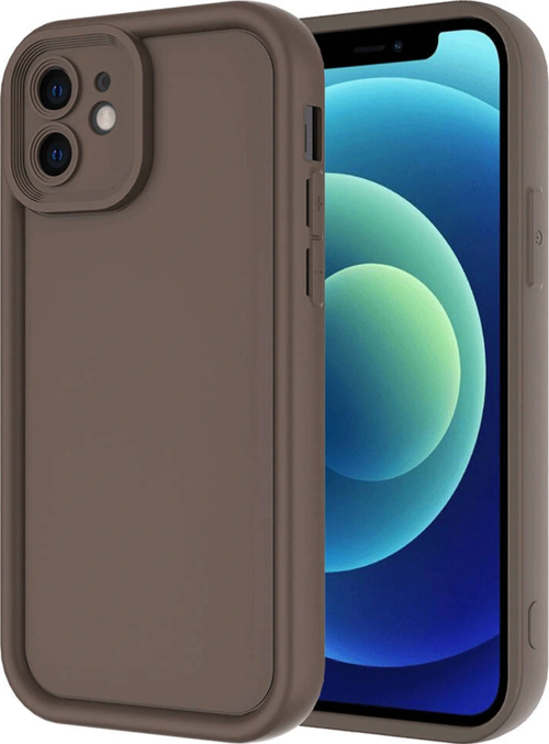 iPhone 11 Kılıf Viera Silikon - Kahverengi