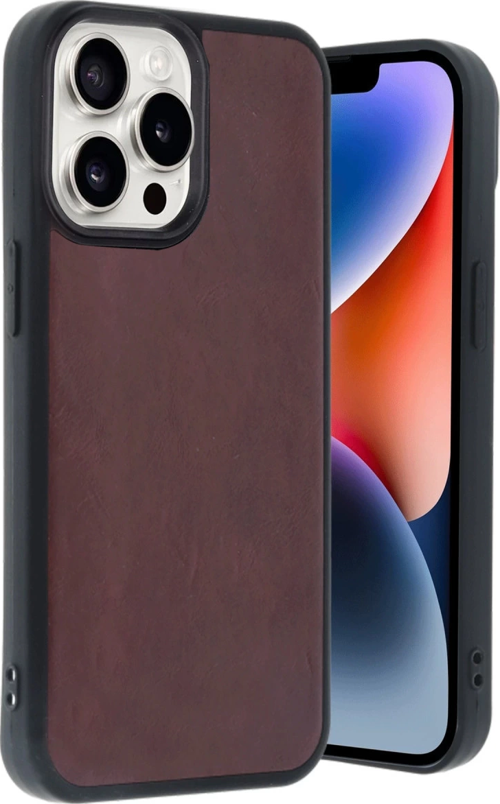 iPhone 14 Pro Max Kılıf Aras Deri Kapak - Bordo