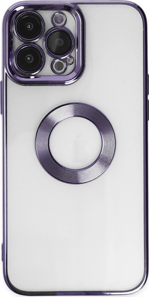 iPhone 14 Pro Kılıf Slot Silikon - Mor