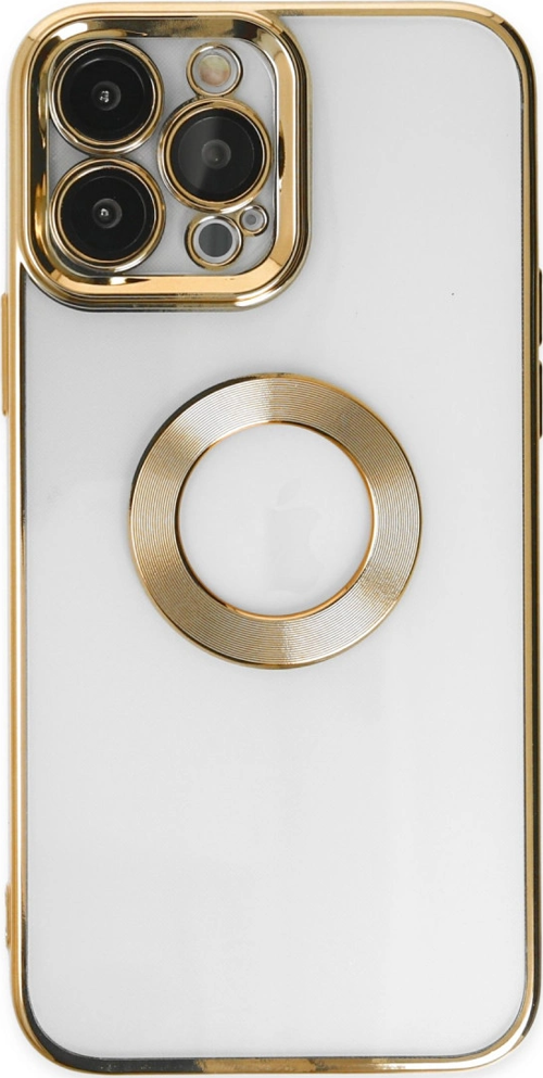iPhone 14 Pro Kılıf Slot Silikon - Gold