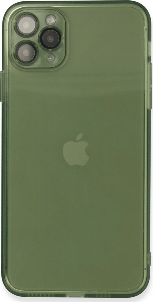 iPhone 11 Pro Max Kılıf Fly Lens Silikon - Yeşil