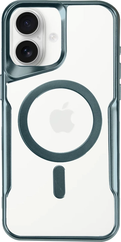 iPhone 16 Kılıf Boyi Magsafe Silikon Kapak - Turkuaz