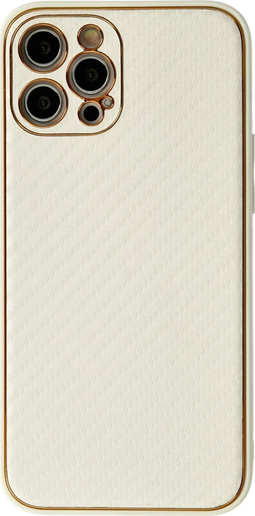 iPhone 12 Pro Kılıf Coco Karbon Silikon - Beyaz
