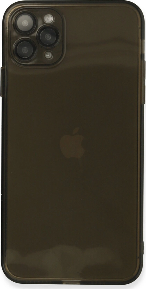 iPhone 11 Pro Max Kılıf Fly Lens Silikon - Siyah