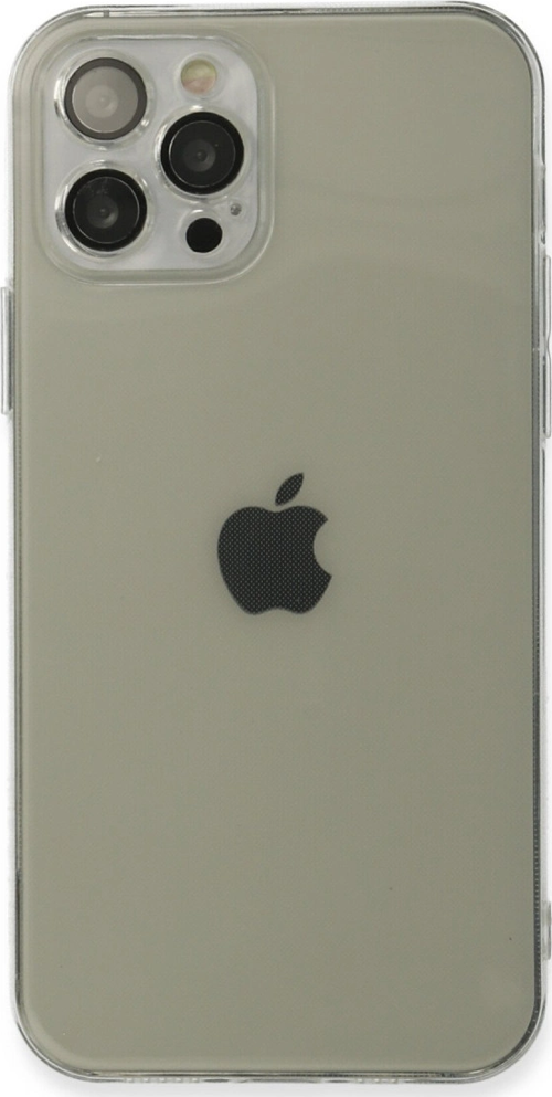 iPhone 12 Pro Max Kılıf Fly Lens Silikon - Şeffaf