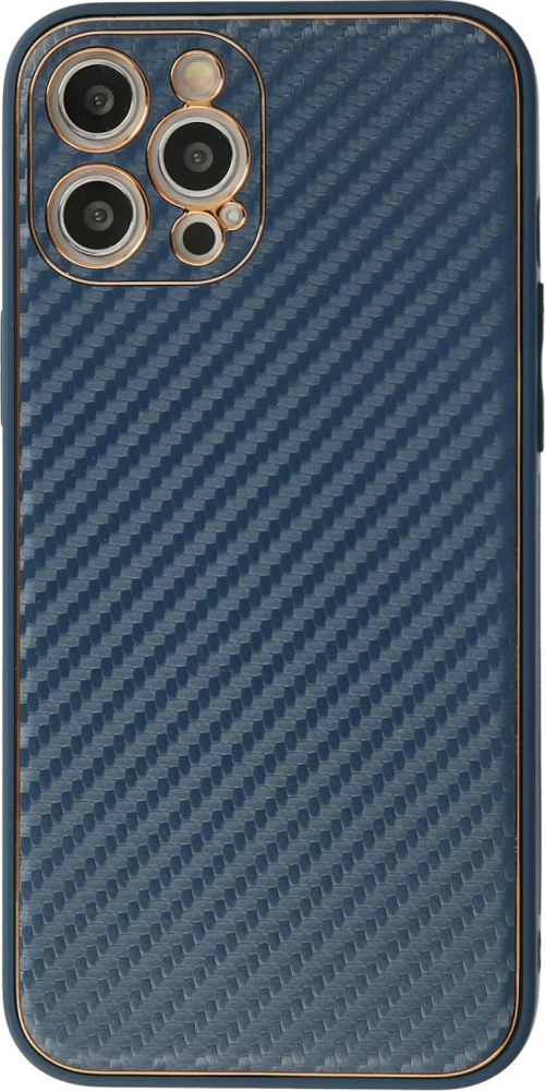 iPhone 12 Pro Kılıf Coco Karbon Silikon - Mavi