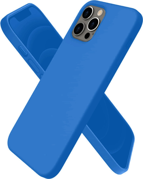 iPhone 12 Pro Kılıf First Silikon - Mavi