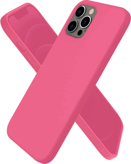 iPhone 12 Pro Kılıf First Silikon - Pembe