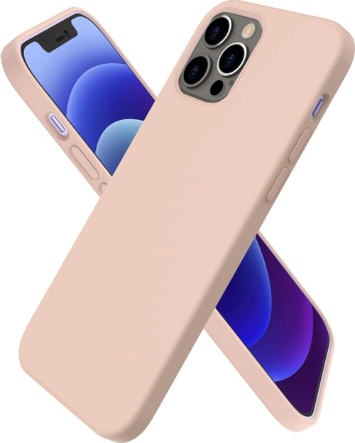 iPhone 12 Pro Kılıf First Silikon - Pudra
