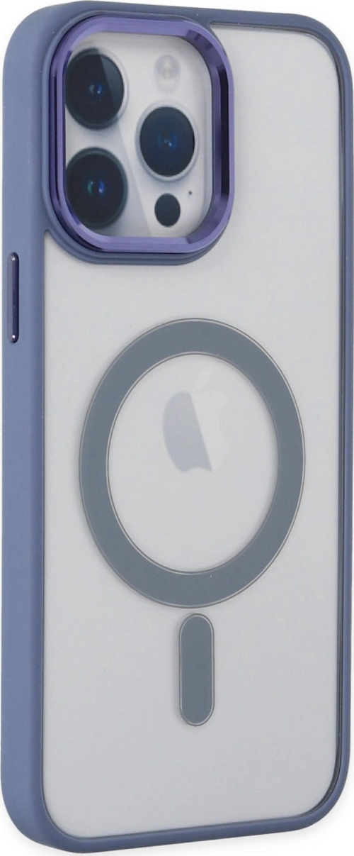 iPhone 14 Pro Max Kılıf Room Magneticsafe Silikon - Sierra Blue