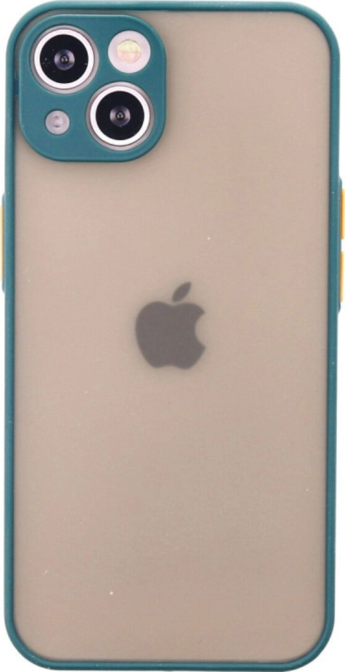 iPhone 14 Kılıf Montreal Silikon Kapak - Yeşil