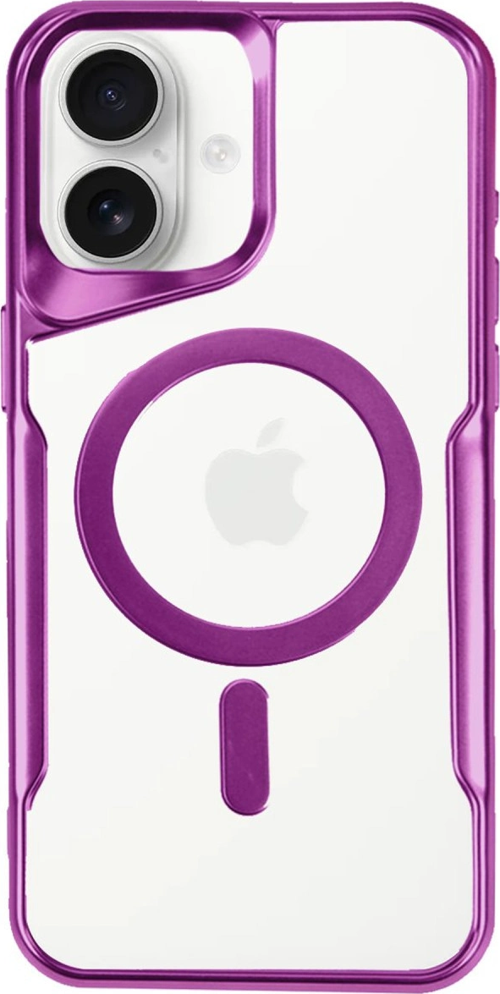 iPhone 16 Kılıf Boyi Magsafe Silikon Kapak - Pembe