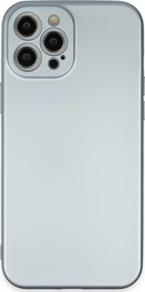 iPhone 12 Pro Max Kılıf Nano İçi Kadife Silikon - Sky Blue