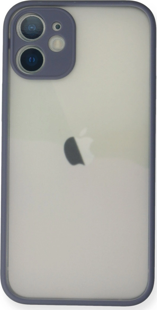 iPhone 11 Pro Max Kılıf Montreal Silikon Kapak - Gri