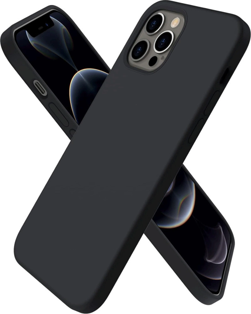 iPhone 12 Pro Kılıf First Silikon - Siyah