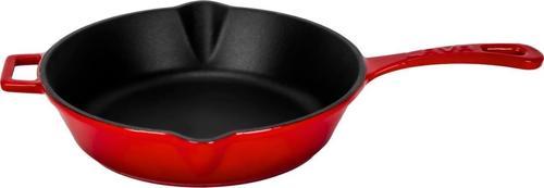 Döküm Yuvarlak Kızartma Tavası Döküm Demir Yekpare Saplı. Çap(Ø)24cm.
