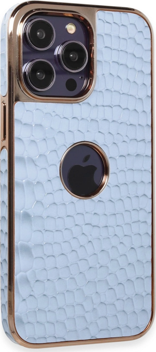 iPhone 14 Pro Max Kılıf Snake Kapak - Sierra Blue