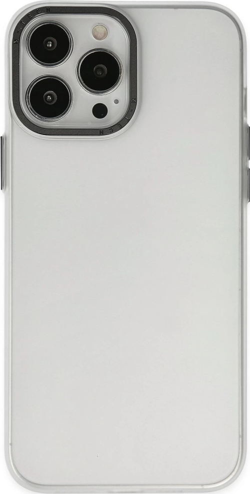 iPhone 13 Pro Max Kılıf Modos Metal Kapak - Şeffaf