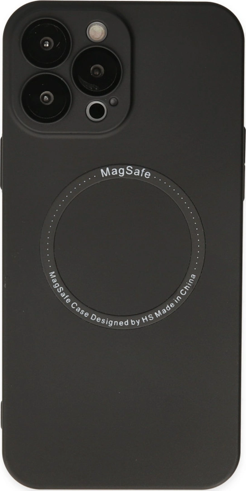 iPhone 14 Pro Kılıf Jack Magneticsafe Lens Silikon - Siyah