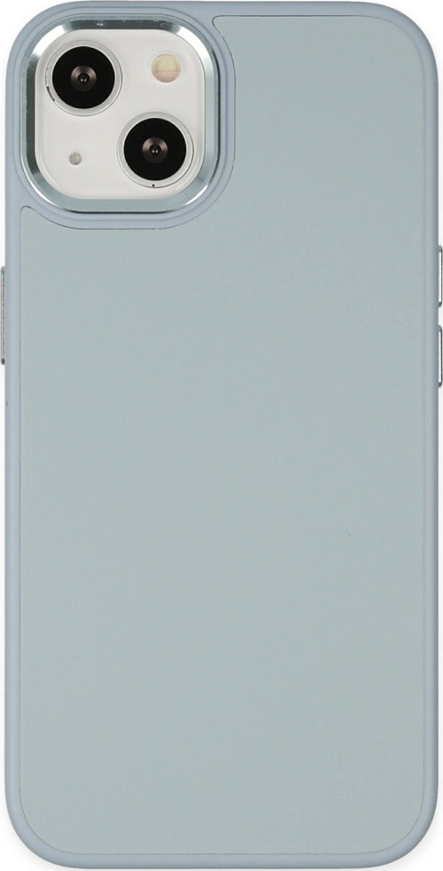 iPhone 14 Plus Kılıf Asya Deri Silikon - Sierra Blue