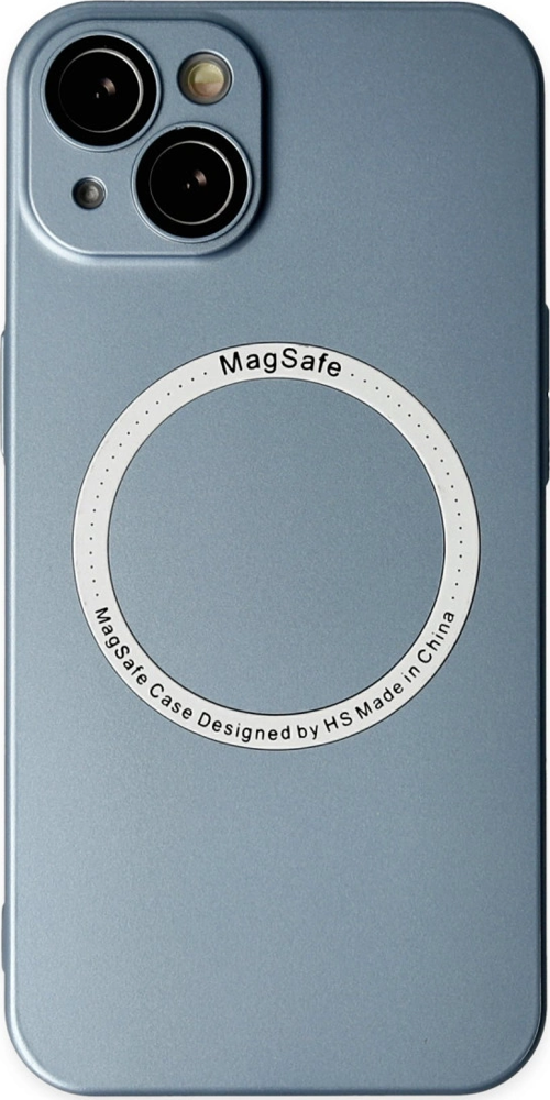 iPhone 14 Plus Kılıf Jack Magneticsafe Lens Silikon - Sierra Blue