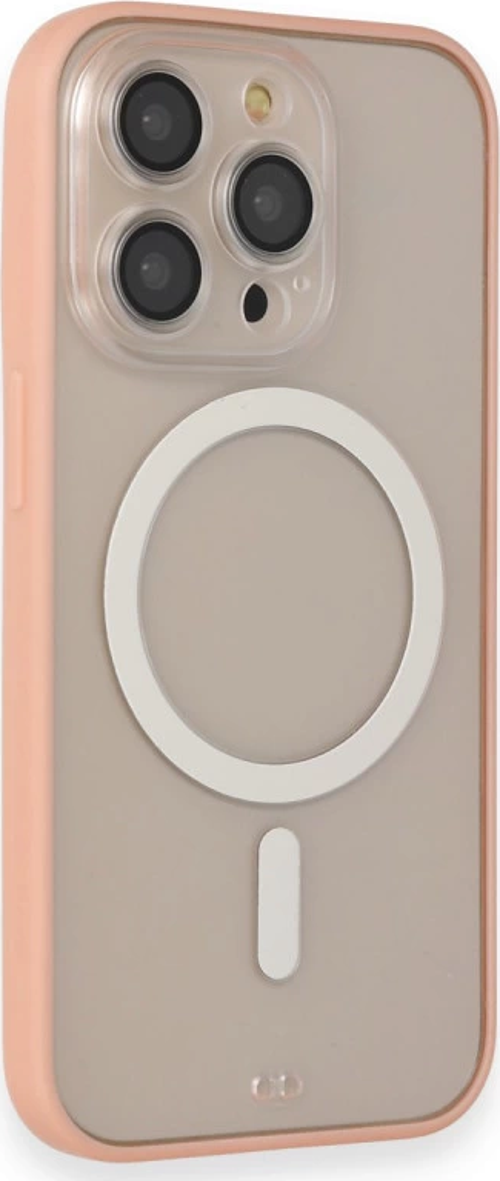 iPhone 14 Pro Kılıf Grand Magneticsafe Kapak - Pembe