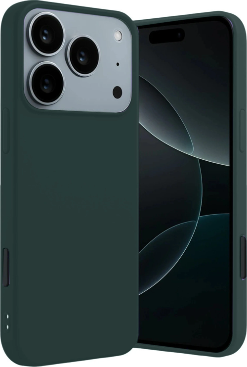 iPhone 17 Pro First Silikon - Koyu Yeşil