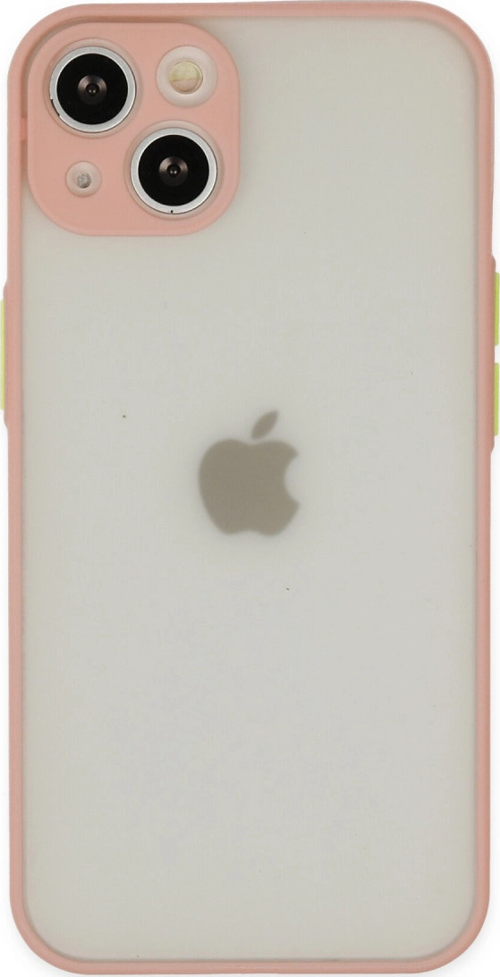 iPhone 14 Kılıf Montreal Silikon Kapak - Pembe