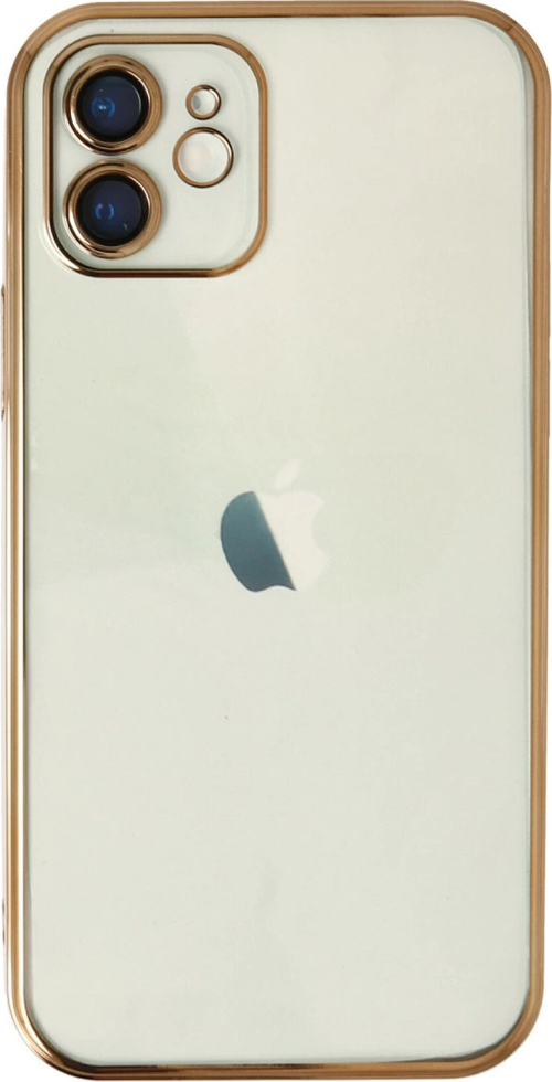 iPhone 11 Kılıf Kamera Korumalı Lensli Silikon - Gold