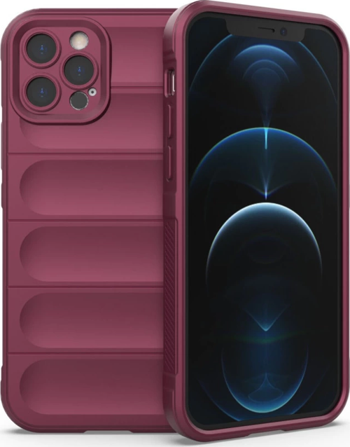 iPhone 12 Pro Kılıf Optimum Silikon - Bordo