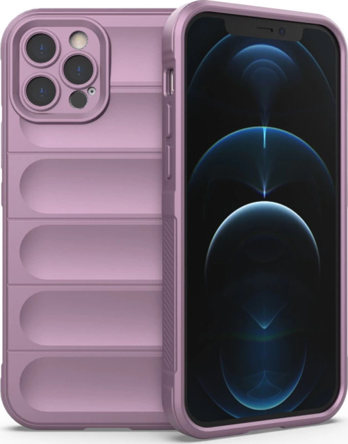 iPhone 12 Pro Kılıf Optimum Silikon - Mor