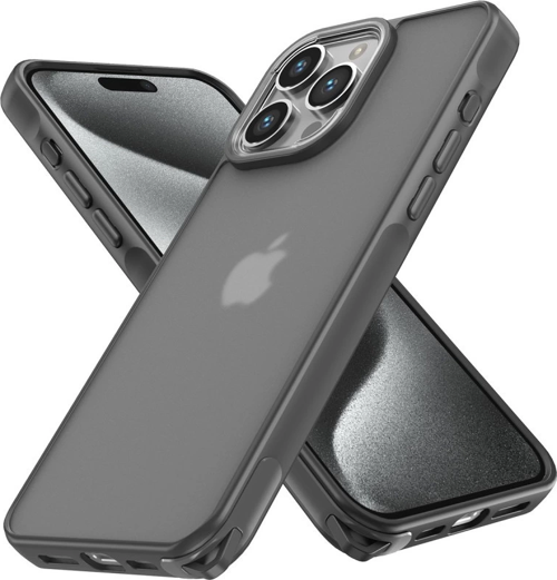 iPhone 14 Pro Kılıf Elegant Kapak - Titan Gri