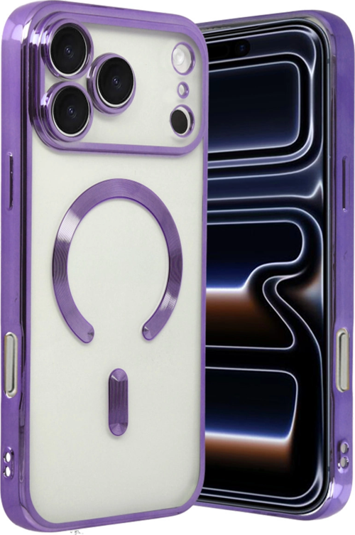 iPhone 17 Pro Kross Magneticsafe Kapak - Mor