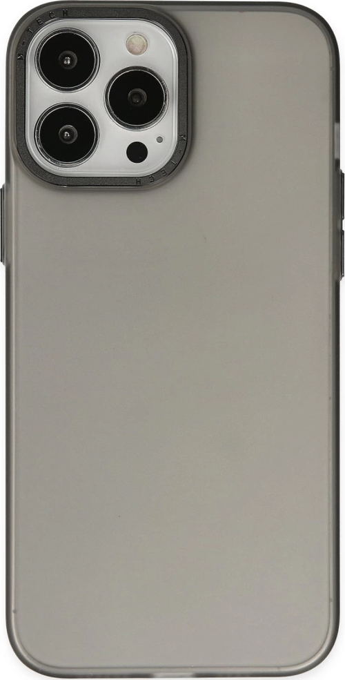 iPhone 14 Pro Max Kılıf Modos Metal Kapak - Siyah